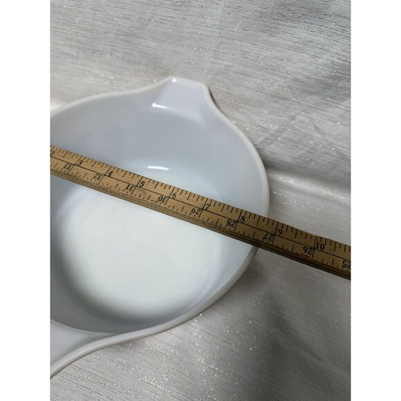 Vintage Pyrex 475-B 2 1/2 Qt Early American White Nesting Round Handles *No Lid* - Picture 3 of 10